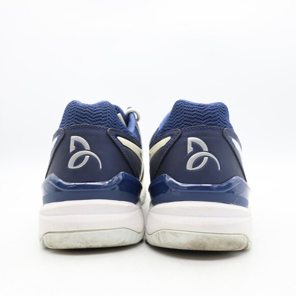 Asics Gel Resolution Novak Men's 10.5 Tennis Shoes Blue Beige Sneakers E805N - Picture 5 of 10
